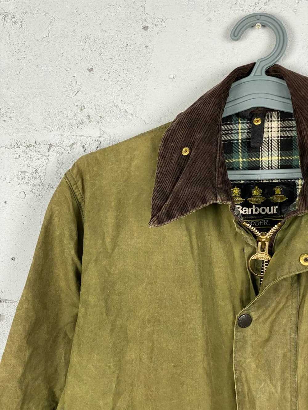 Barbour × Vintage × Waxed Vintage 90s Barbour Bed… - image 6