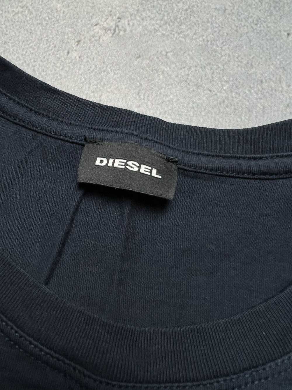 Diesel × Streetwear × Vintage Diesel Navy T-Clar … - image 5