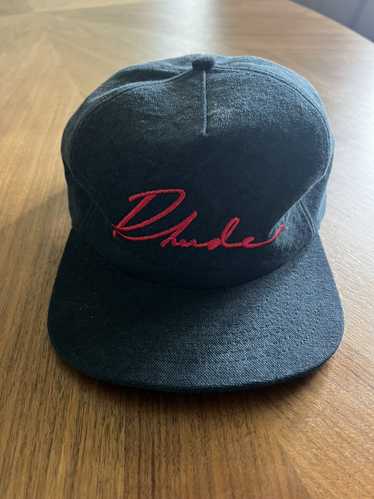 Rhude Rhude Cursive logo cap