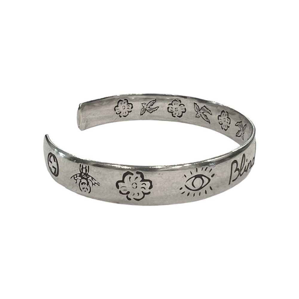 Gucci Gucci Blind For Love Silver Bracelet - image 2