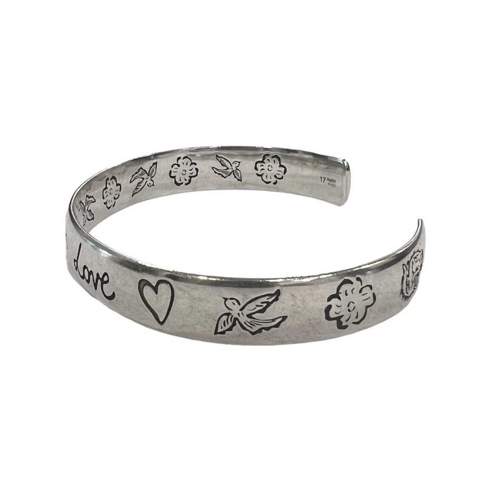 Gucci Gucci Blind For Love Silver Bracelet - image 3