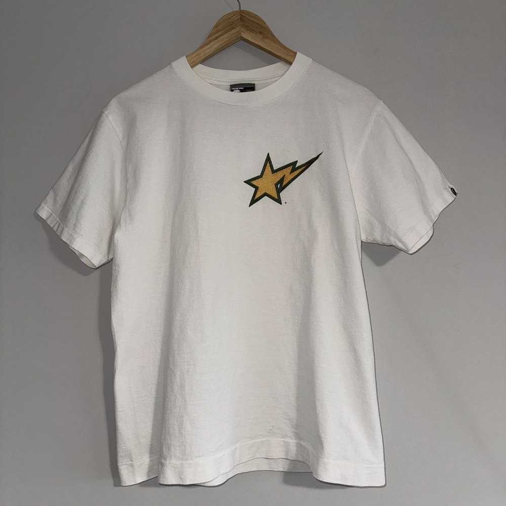 Bape OG Bapesta Star Spellout Logo Tee - image 2