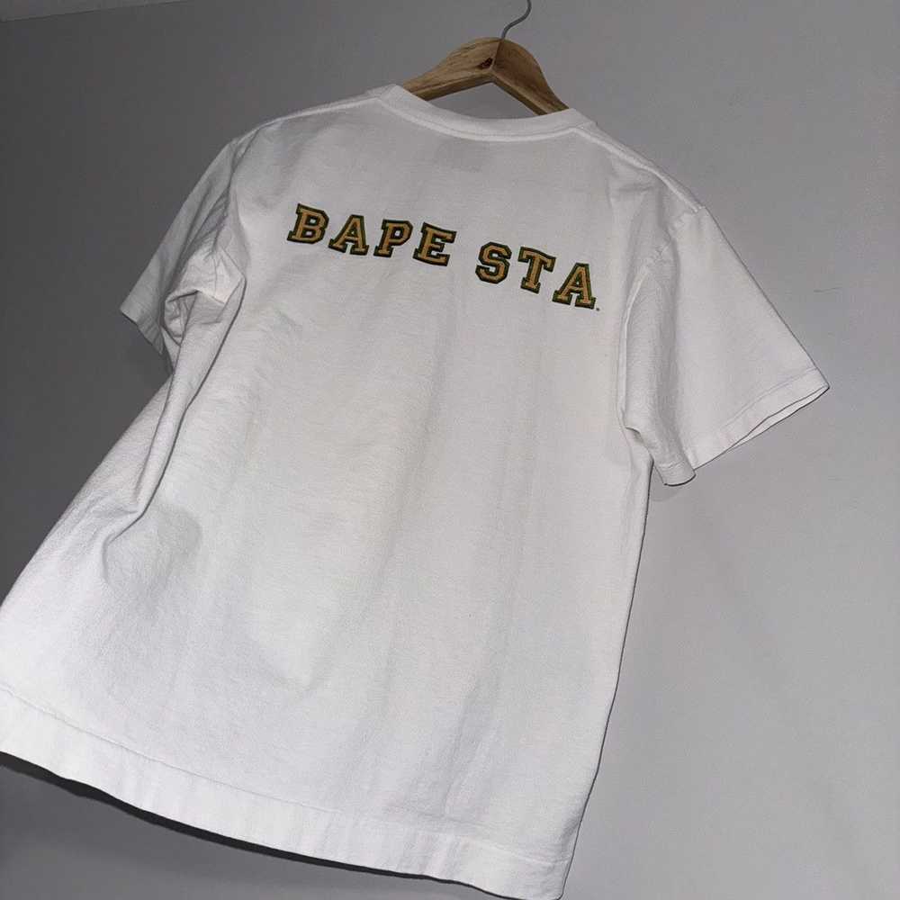 Bape OG Bapesta Star Spellout Logo Tee - image 5