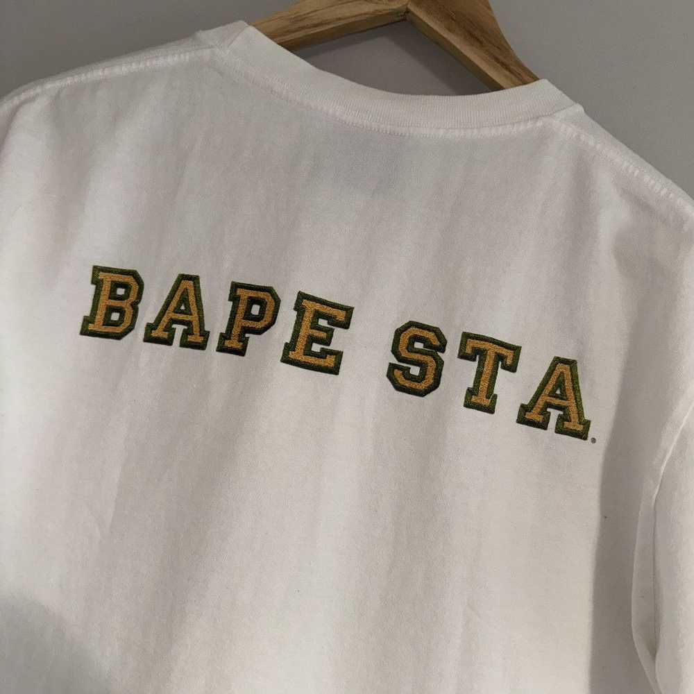 Bape OG Bapesta Star Spellout Logo Tee - image 7