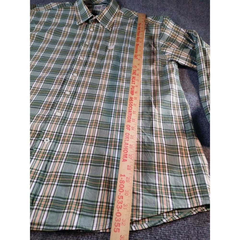 Cinch Cinch Button Up Shirt Men Sz XL Green Brown… - image 3