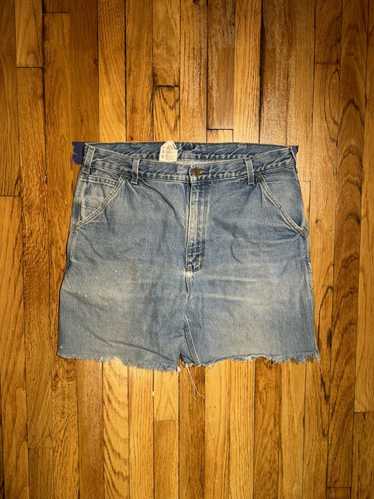 Carhartt Vintage Carhartt Faded Cutoff Jean Shorts - image 1