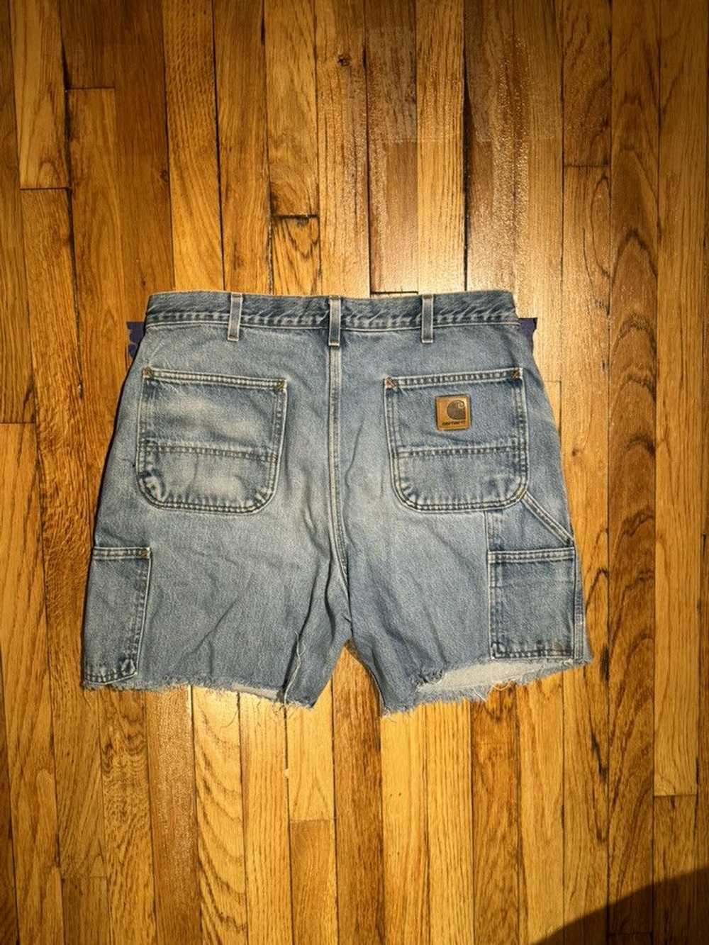 Carhartt Vintage Carhartt Faded Cutoff Jean Shorts - image 6