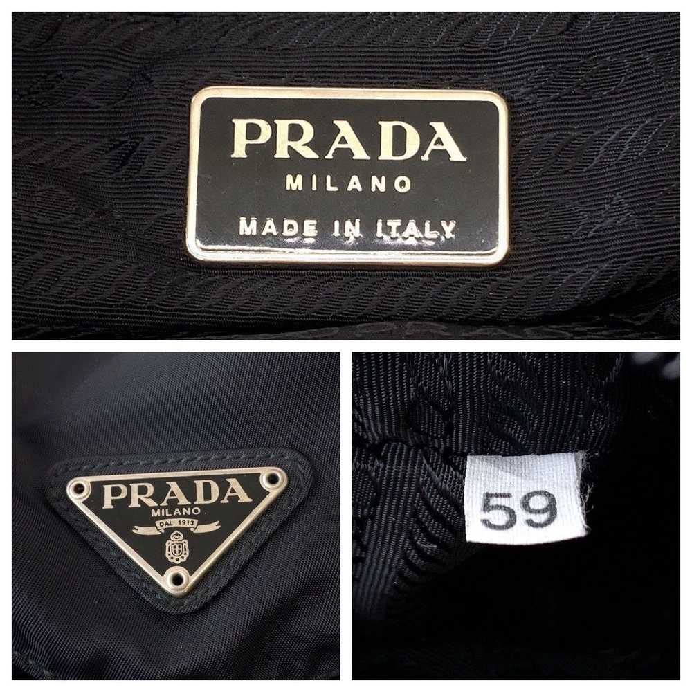 Prada Prada Prada Nylon Tessuto Triangle Logo Bac… - image 4