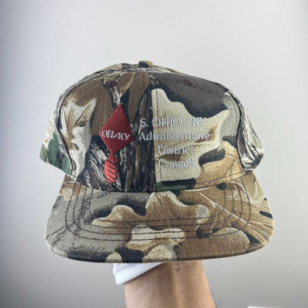 Vintage Vintage 90s Real Tree Camo Snapback Made … - image 1