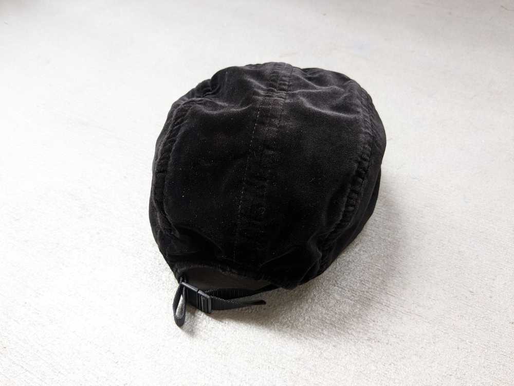 Supreme Supreme Velvet Camp Cap Black Hat 5 Panel… - image 8