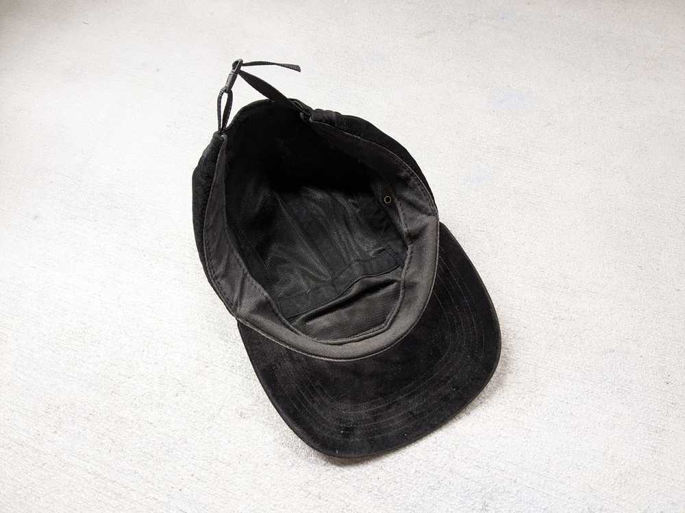 Supreme Supreme Velvet Camp Cap Black Hat 5 Panel… - image 9