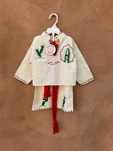 1950's Kid's Cotton Mexican Set with Virgen de Gua