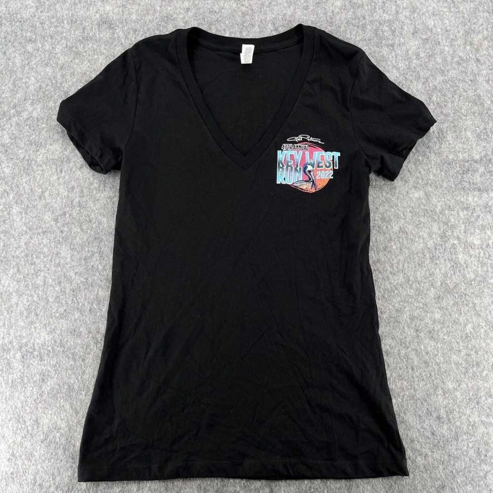 Vintage Key West Womens Blacm Short Sleeve Run 20… - image 2