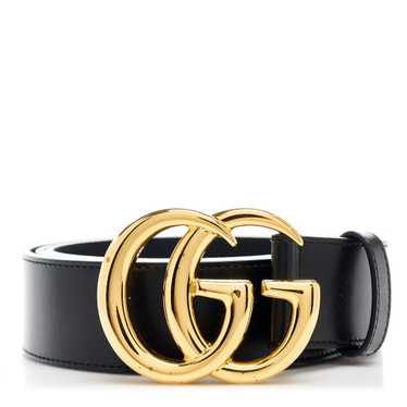 GUCCI Plutone Calfskin Double G 40mm Belt 110 44 B