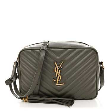 SAINT LAURENT Calfskin Matelasse Monogram Lou Cam… - image 1