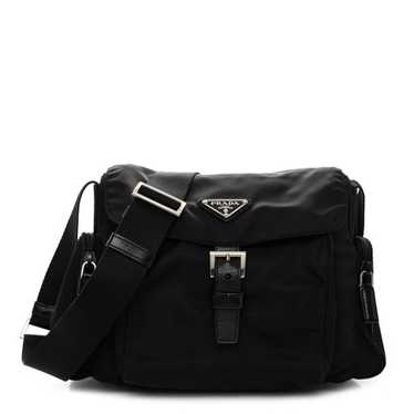 PRADA Nylon Vela Messenger Black - image 1