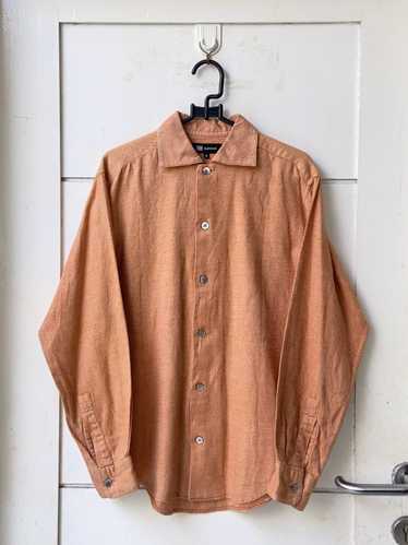 Issey Miyake IM PRODUCT Orange Shirt - image 1