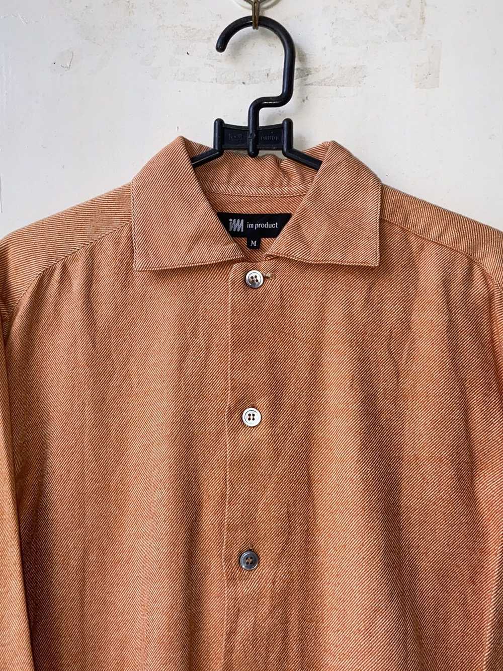 Issey Miyake IM PRODUCT Orange Shirt - image 3