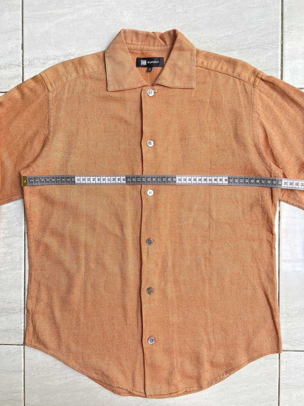 Issey Miyake IM PRODUCT Orange Shirt - image 8