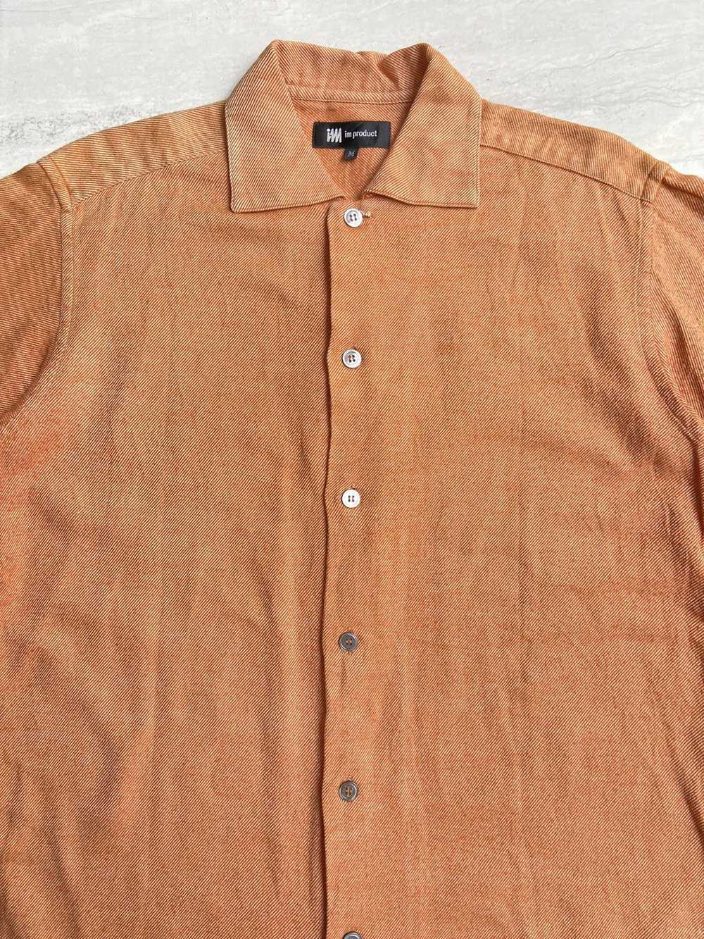 Issey Miyake IM PRODUCT Orange Shirt - image 9