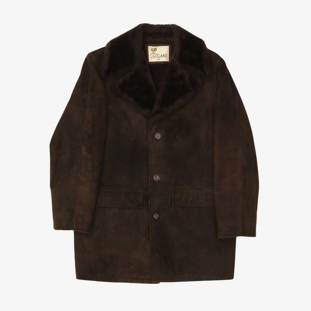 Lakeland Vintage Suede Shearling Coat - image 1