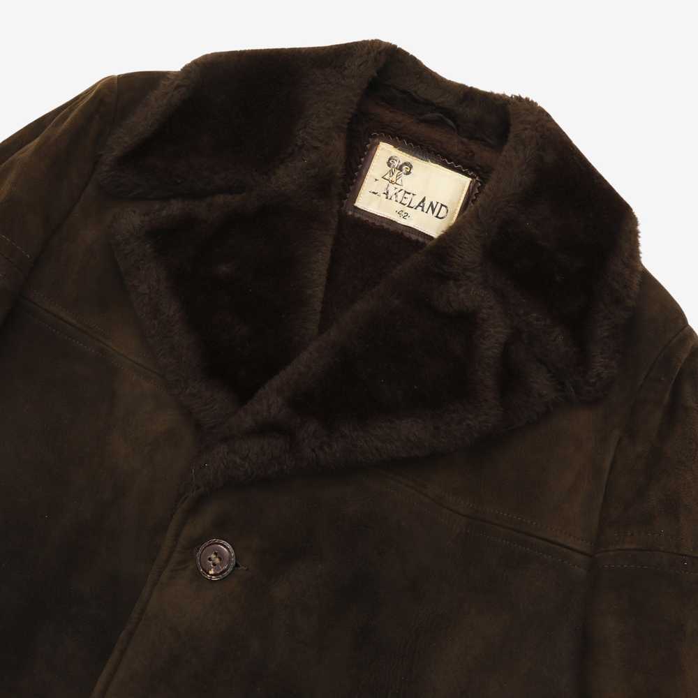 Lakeland Vintage Suede Shearling Coat - image 3