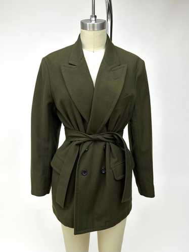 Tricot Comme Des Garçons Wool Belted Jacket