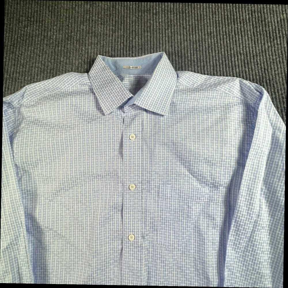 Tailorbyrd Tailorbyrd Shirt Mens XL Blue Plaid Bu… - image 6