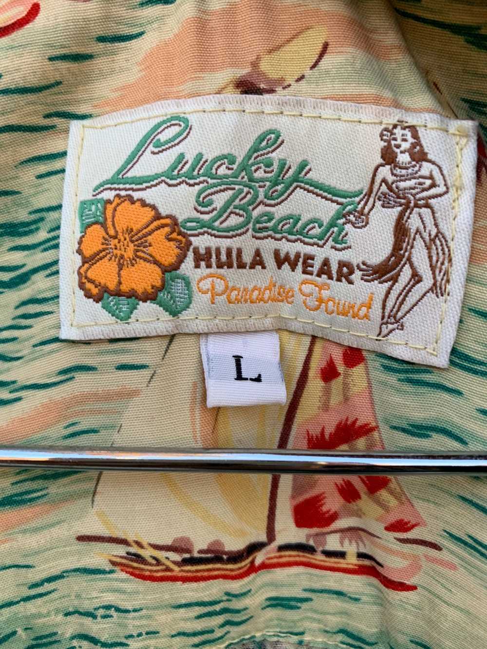 1990S – Y2K MADE IN USA LUCKY BRAND RAYON TROPICA… - image 9