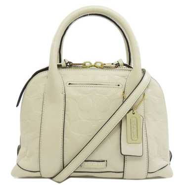 Coach Coach 30152 Signature Handbag Leather Women'