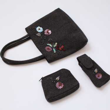 90s Beaded Bag Set