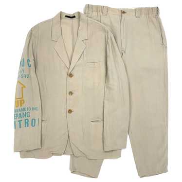 ジャケット・アウター Yohji Yamamoto 90s Linen Tailored Jacket Yohji yamamoto 90s linen - Gem