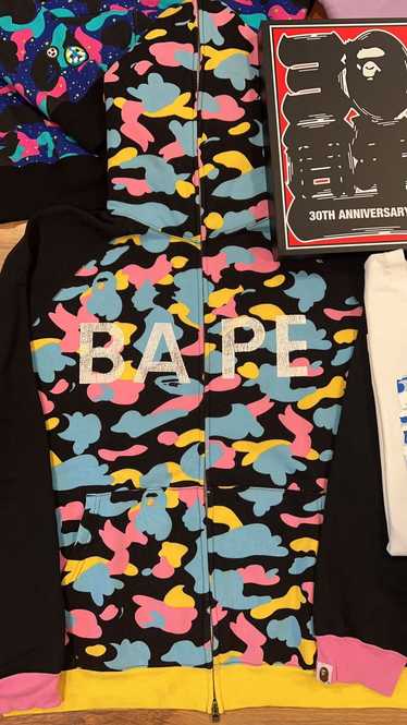 Bape Cotton Candy Full Zip Hoodie