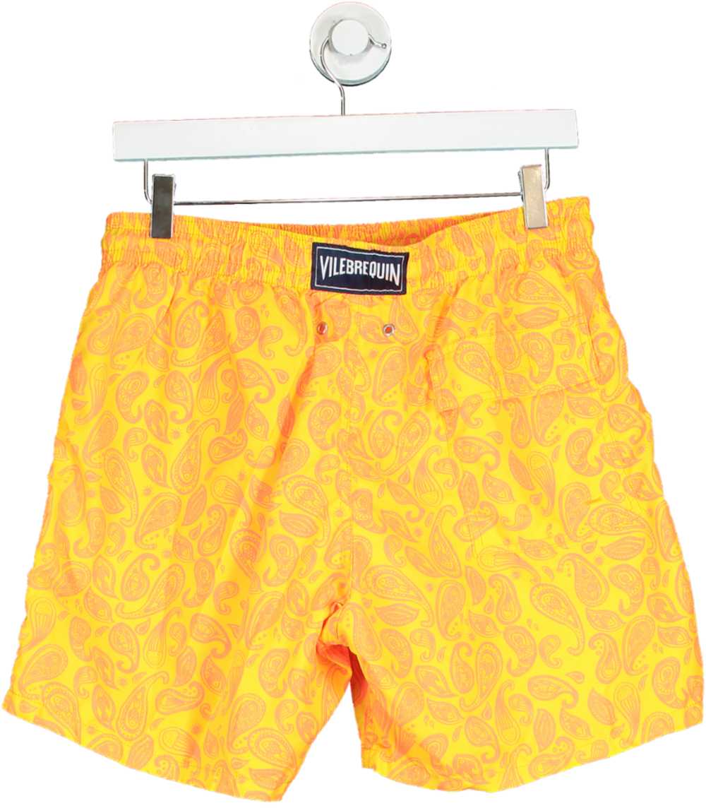 VILEBREQUIN Yellow Paisley Swim Shorts UK L - image 2