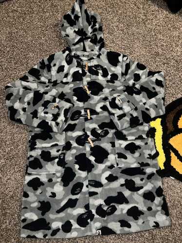 Bape 1st Camo Fleece Duffle Coat