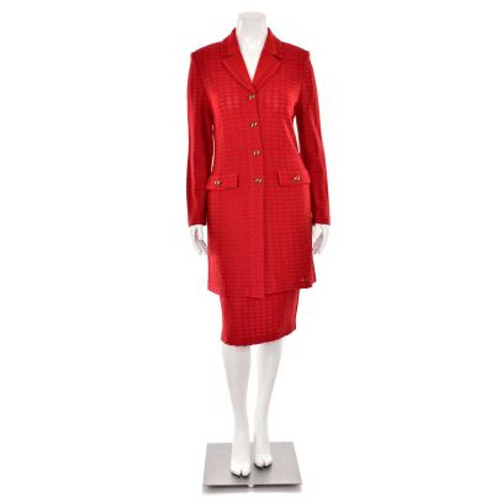 St. John Collection 2Pc Long Jacket & Skirt Set i… - image 2