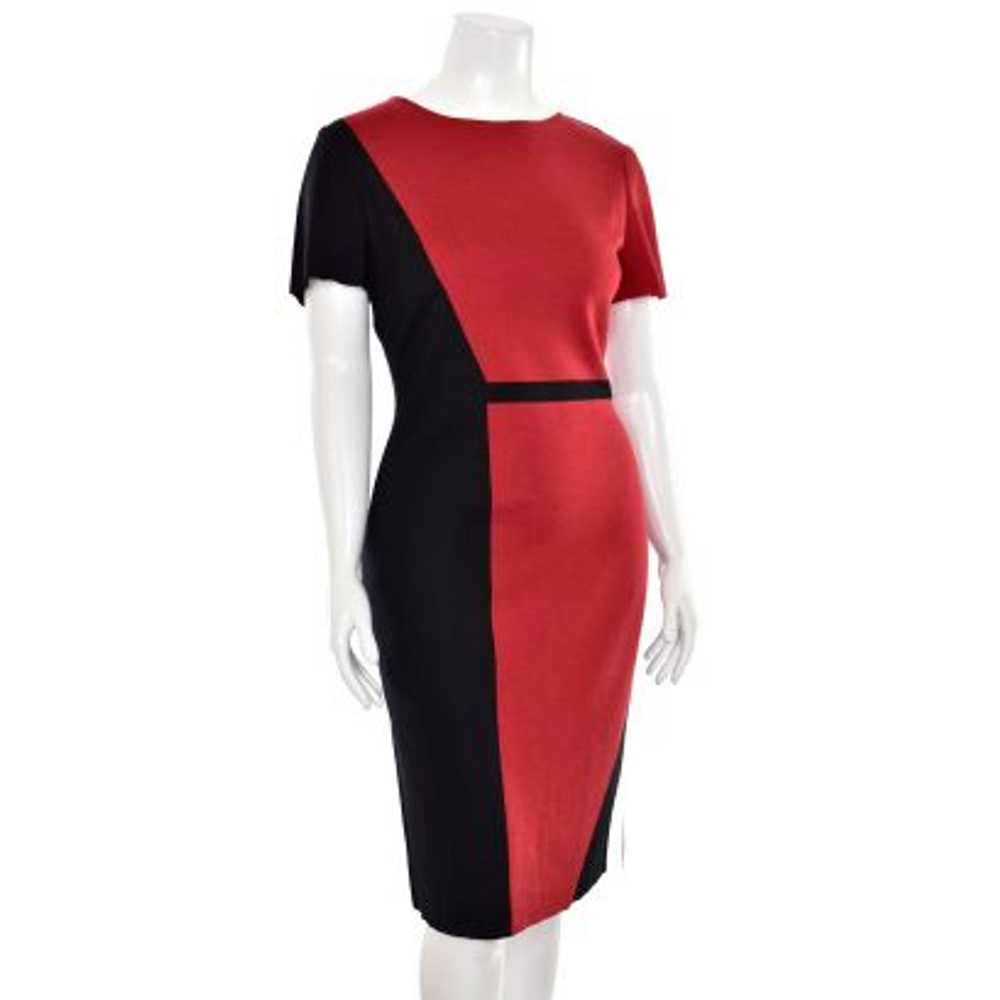 St. John Knits Milano Knit Sheath Dress in Caviar… - image 4