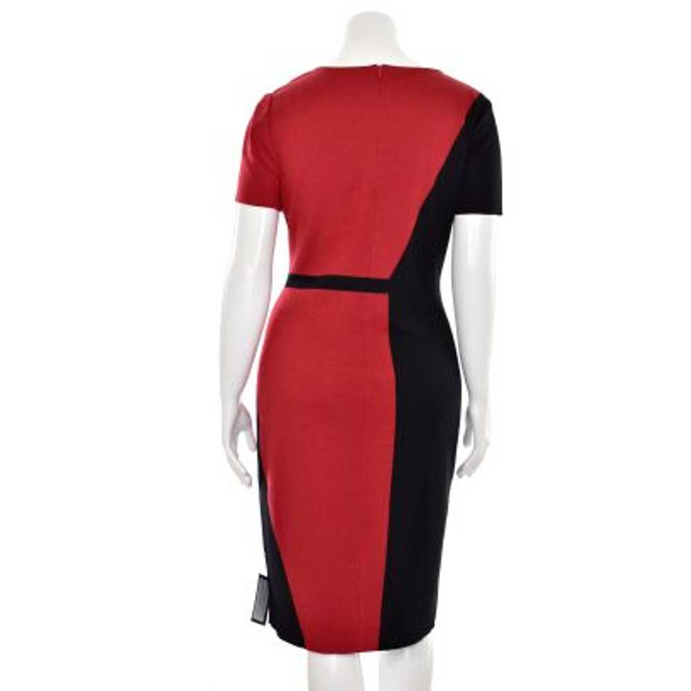 St. John Knits Milano Knit Sheath Dress in Caviar… - image 5