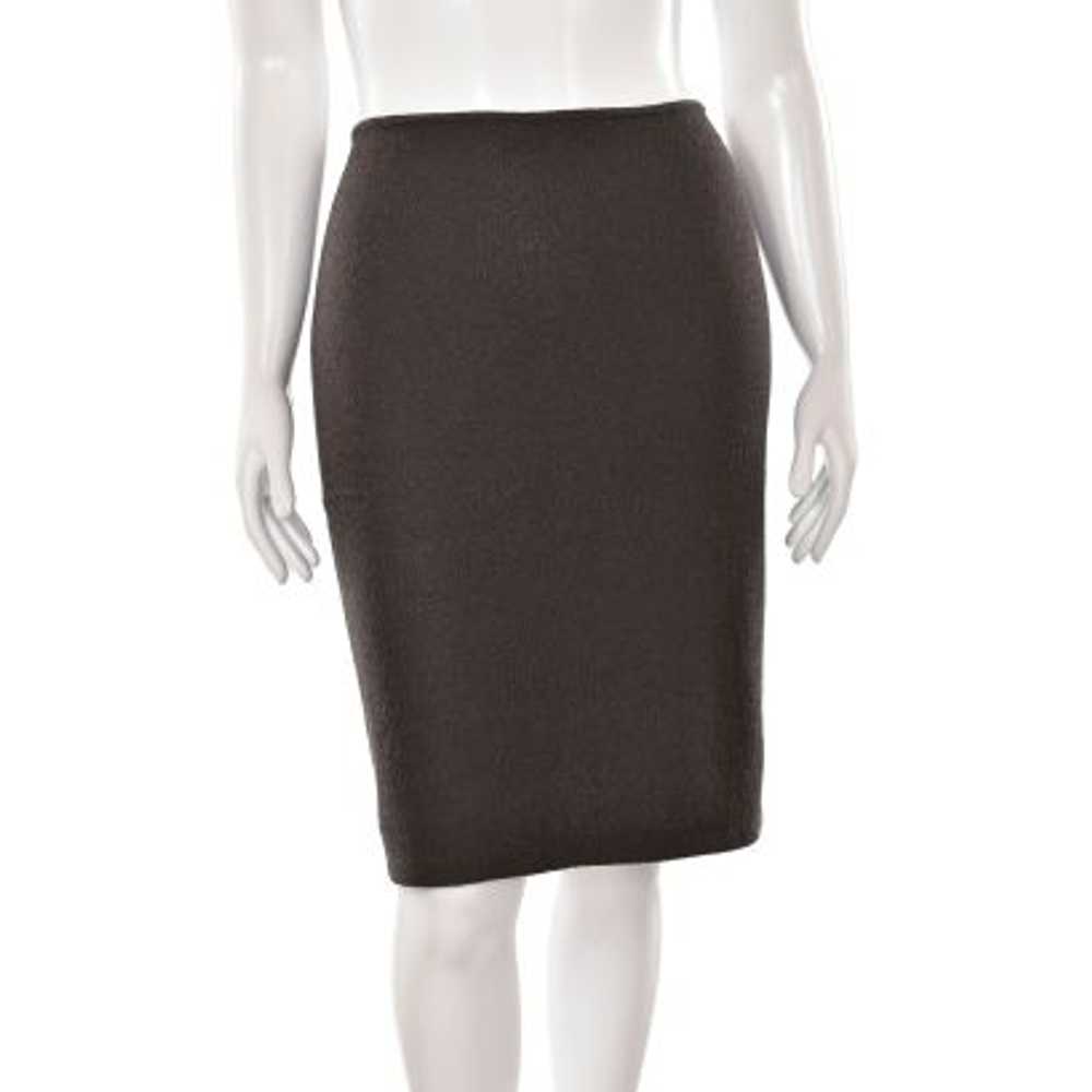 St. John Knits 2Pc Jacket & Skirt Suit in Mocha B… - image 8