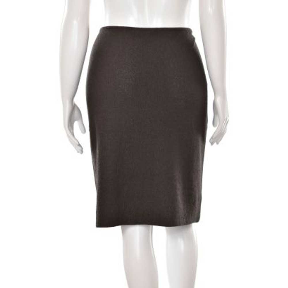 St. John Knits 2Pc Jacket & Skirt Suit in Mocha B… - image 9