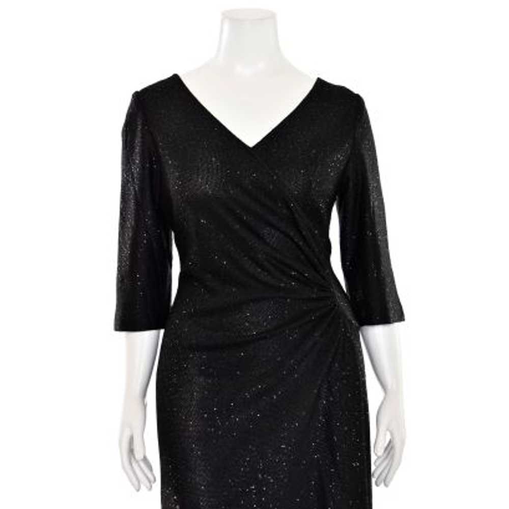 St. John Knits Sequin Surplice Style Sheath Dress… - image 4