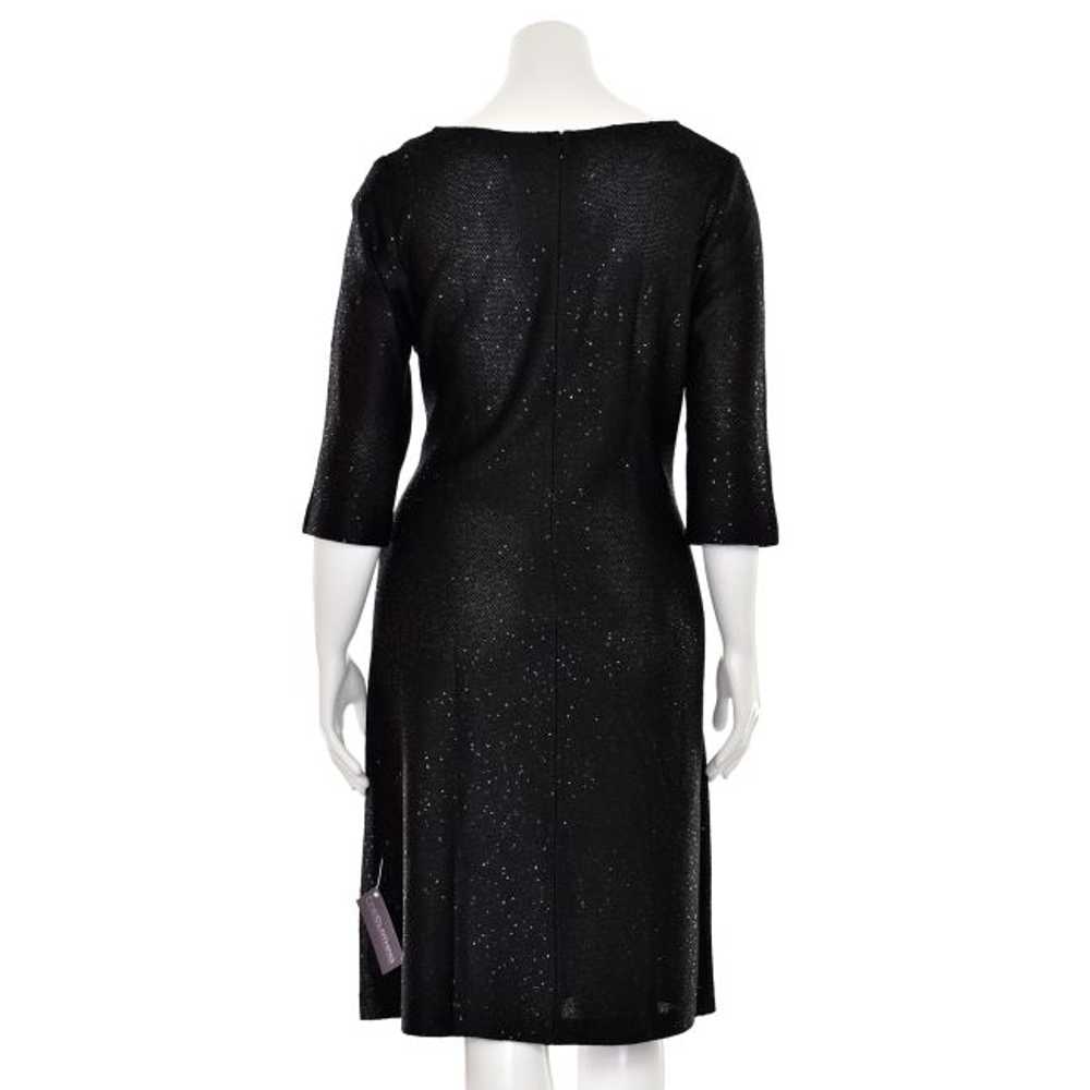 St. John Knits Sequin Surplice Style Sheath Dress… - image 7