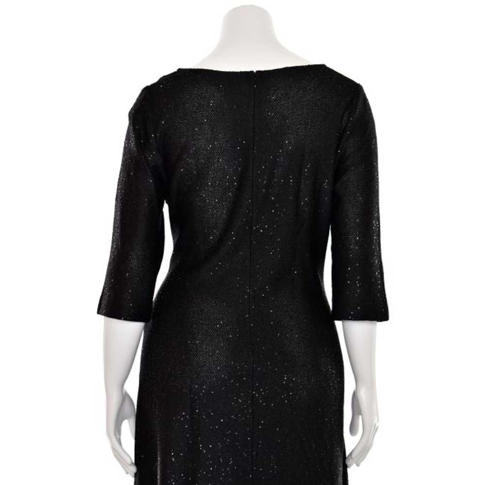 St. John Knits Sequin Surplice Style Sheath Dress… - image 8