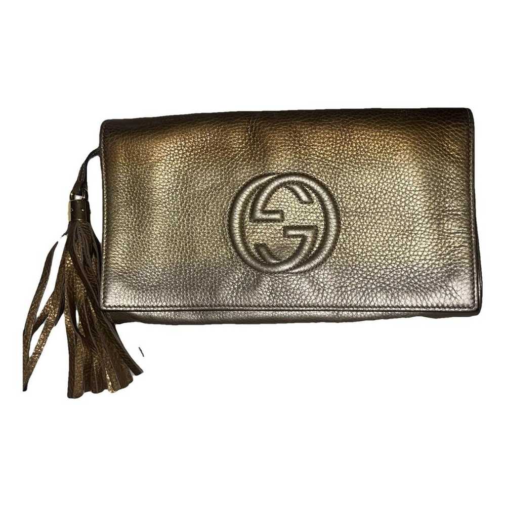 Gucci Soho leather clutch bag - image 1