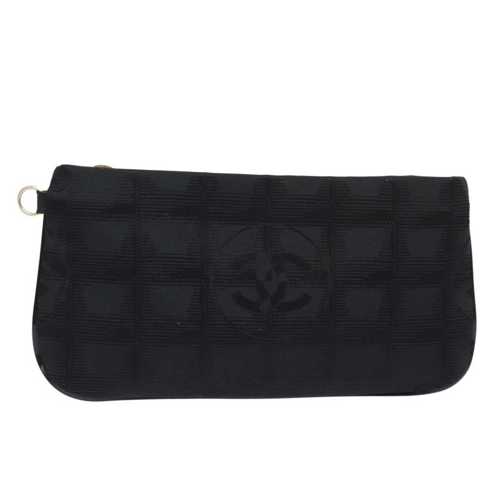 Chanel CHANEL New Travel Line Pouch Nylon Black C… - image 1