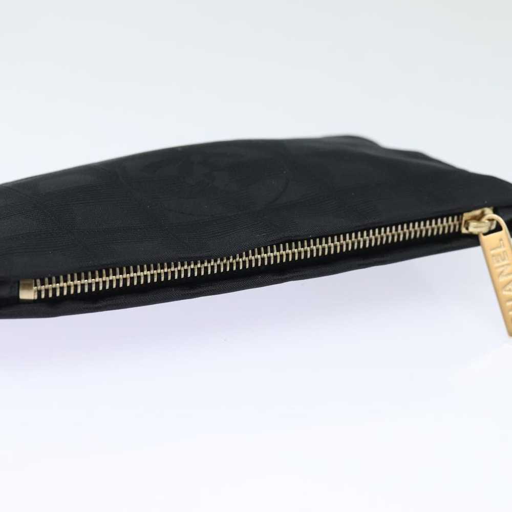 Chanel CHANEL New Travel Line Pouch Nylon Black C… - image 5