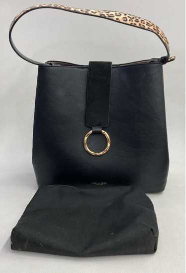 LUELLA GREY LONDON Black Grace Molton Ring Hobo Pu