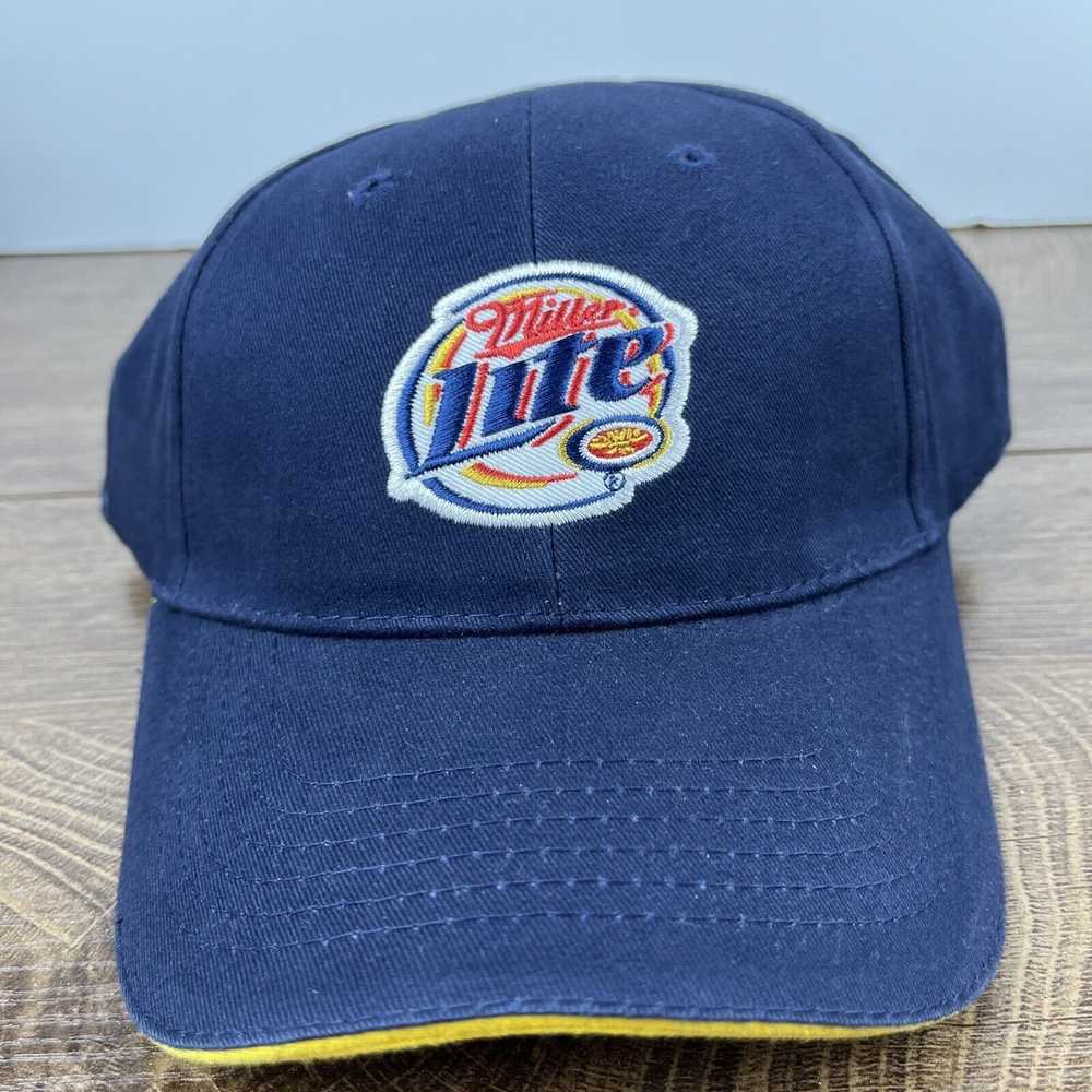 Other Miller Lite Hat Miller Blue Hat Adjustable … - image 2