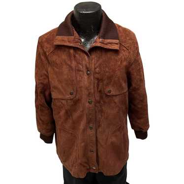 Unkwn 70’s Lane Bryant RUST Brown Suede Winter He… - image 1