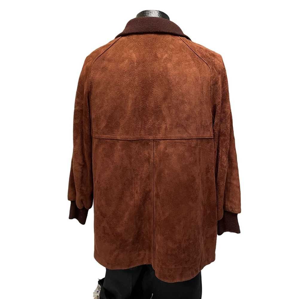 Unkwn 70’s Lane Bryant RUST Brown Suede Winter He… - image 3